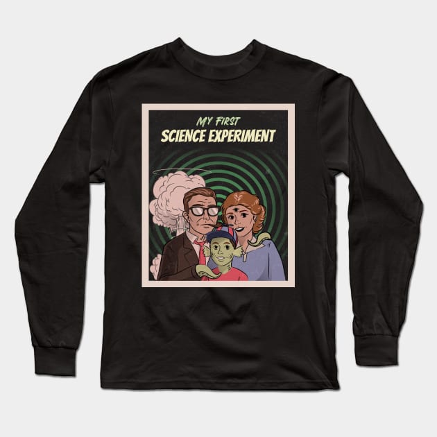 My First Science Experiment - Vintage Dark Humour Long Sleeve T-Shirt by WizardingWorld